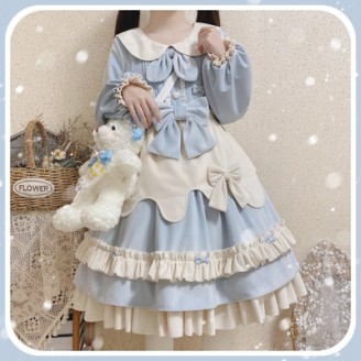 Bunny Ice Cream Sweet Lolita Dress OP by Winky Fairy (WF01)